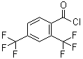 structure of CAS# 53130-43-1, 2,4-Bis(trifluoromethyl)benzoyl chloride