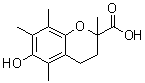 结构式 CAS# 53188-07-1, 6-羟基-2,5,7,8-四甲基色满-2-羧酸