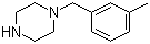 1-(3-Methylbenzyl)piperazine molecular structure (CAS 5321-48-2)