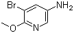 结构式 CAS# 53242-18-5, 5-氨基-3-溴-2-甲氧基吡啶
