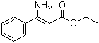 (Z)-3-氨基-3-苯基-2-丙烯酸乙酯分子结构 (CAS 53256-19-2)