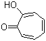 structure of CAS# 533-75-5, Tropolone;2-Hydroxy-2,4,6-cycloheptatrienone; 2-Hydroxycyclohepta-2,4,6-trienone