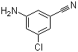 structure of CAS# 53312-78-0, 3-Amino-5-chlorobenzonitrile;5-Amino-3-chlorobenzonitrile; 5-Cyano-3-chloroaniline