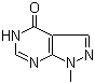 structure of CAS# 5334-56-5, 1-Methyl-1,5-dihydropyrazolo[3,4-d]pyrimidin-4-one;4-Hydroxy-1-methylpyrazolo[3,4-d]pyrimidine; 9-Methylallopurinol; NSC 1439; NSC 635171
