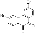 structure of CAS# 53348-05-3, 3,6-Dibromo-9,10-phenanthrenequinone