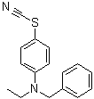 结构式 CAS# 5335-85-3, 硫氰酸 4-[乙基(苯基甲基)氨基]苯基酯
