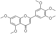 结构式 CAS# 53350-26-8, 3',4',5',5,7-五甲氧基黄酮