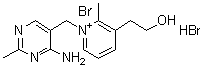 structure of CAS# 534-64-5, Pyrithiamine hydrobromide;Neopyrithiamine; Pyrithiamin; Pyrithiamin hydrobromide; Pyrithiamine; Pyrithiamine bromide hydrobromide
