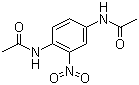 结构式 CAS# 5345-53-9, 1,4-二乙酰氨基-2-硝基苯