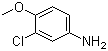 structure of CAS# 5345-54-0, 3-Chloro-4-methoxyaniline;3-Chloro-p-anisidine