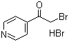 structure of CAS# 5349-17-7, 4-(Bromoacetyl)pyridine hydrobromide;2-Bromo-1-(4-pyridinyl)-1-ethanone hydrobromide