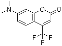 structure of CAS# 53518-14-2, Coumarin 152;7-Dimethylamino-4-trifluoromethylcoumarin; 7-Dimethylamino-4-trifluoromethyl-2H-1-benzopyran-2-one