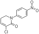 结构式 CAS# 536760-29-9, 3-氯-5,6-二氢-1-(4-硝基苯基)-2(1H)-吡啶酮