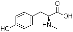 结构式 CAS# 537-49-5, N-甲基-L-酪氨酸