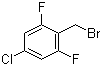 结构式 CAS# 537013-52-8, 4-氯-2,6-二氟苄基溴; 4-氯-2,6-二氟溴苄