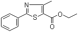 structure of CAS# 53715-64-3, Ethyl 4-methyl-2-phenyl-1,3-thiazole-5-carboxylate