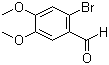 structure of CAS# 5392-10-9, 6-Bromoveratraldehyde;2-Bromo-4,5-dimethoxybenzaldehyde