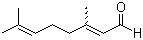 Citral molecular structure (CAS 5392-40-5)