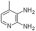 structure of CAS# 53929-59-2, 4-Methyl-2,3-diaminopyridine;4-Methylpyridine-2,3-diamine; NSC 249323