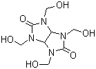结构式 CAS# 5395-50-6, 四羟甲基甘脲; 1,3,4,6-四羟甲基甘脲