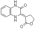 1,2,3,4-Tetrahydro-3-(tetrahydro-2-oxo-3-furanylidene)-2-quinoxalinone molecular structure (CAS 53959-45-8)