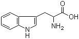 structure of CAS# 54-12-6, DL-Tryptophan;(+/-)-2-Amino-3-(3-indolyl)propionic acid