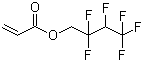 结构式 CAS# 54052-90-3, 丙烯酸六氟丁酯