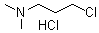 3-Dimethylaminopropylchloride hydrochloride molecular structure (CAS 5407-04-5)