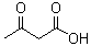 3-Oxobutanoic acid molecular structure (CAS 541-50-4)