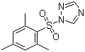 结构式 CAS# 54230-59-0, 1-间三甲基苯磺酰基-1,2,4-三唑