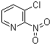 3-氯-2-硝基吡啶分子结构 (CAS 54231-32-2)