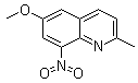 2-Methyl-6-methoxy-8-nitroquinoline molecular structure (CAS 54232-06-3)