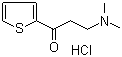 structure of CAS# 5424-47-5, 3-(Dimethylamino)-1-(2-thienyl)-1-propanone hydrochloride