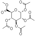 structure of CAS# 5432-32-6, Methyl 1,2,3,4-tetra-O-acetyl-alpha-D-glucopyranuronate
