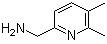 2-Aminomethyl-5,6-dimethylpyridine molecular structure (CAS 543713-56-0)