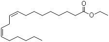 structure of CAS# 544-35-4, Ethyl linoleate;Linoleic acid ethyl ester