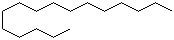 Hexadecane molecular structure (CAS 544-76-3)