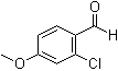 结构式 CAS# 54439-75-7, 2-氯-4-甲氧基苯甲醛
