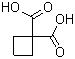 结构式 CAS# 5445-51-2, 1,1-环丁基二甲酸; 1,1-环丁烷二羧酸
