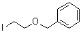 structure of CAS# 54555-84-9, [(2-Iodoethoxy)methyl]benzene;1-(Benzyloxy)-2-iodoethane; 2-(Benzyloxy)ethyl iodide; 2-(Phenylmethoxy)ethyl iodide; 2-Benzyloxy-1-iodoethane; 2-Iodoethyl phenylmethyl ether; Benzyl 2-iodoethyl ether