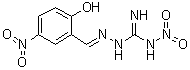 2-[(2-Hydroxy-5-nitrophenyl)methylene]-N-nitrohydrazinecarboximidamide molecular structure (CAS 5456-22-4)