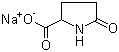 structure of CAS# 54571-67-4, 2-Pyrrolidone-5-carboxylic acid sodium salt