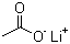 structure of CAS# 546-89-4, Lithium acetate;Acetic acid lithium salt