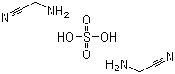 structure of CAS# 5466-22-8, Aminoacetonitrile sulfate