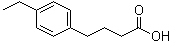 structure of CAS# 5467-53-8, 4-Ethylbenzenebutanoic acid;4-(4-Ethylphenyl)butanoic acid; 4-(p-Ethylphenyl)butyric acid