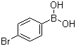 结构式 CAS# 5467-74-3, 4-溴苯硼酸; 4-溴苯基硼酸