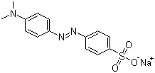 structure of CAS# 547-58-0, Methyl Orange;C.I. 13025; Acid Orange 52; Methyl orange sodium salt; Sodium 4-(4-dimethylaminophenylazo)benzenesulphonate