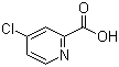 4-Chloropyridine-2-carboxylic acid molecular structure (CAS 5470-22-4)