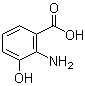 2-Amino-3-hydroxybenzoic acid molecular structure (CAS 548-93-6)