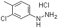 结构式 CAS# 54812-56-5, 3-氯-4-甲基苯肼盐酸盐